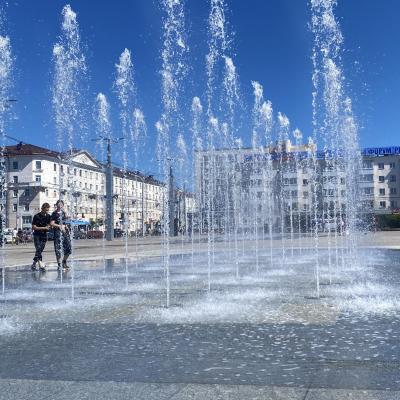 Знаменательное открытие танцующих фонтанов в Витебске!